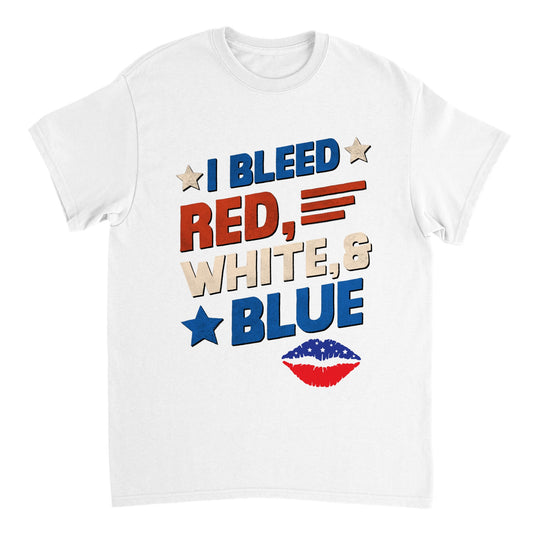 I BLEED RED, WHITE & BLUE T-shirt